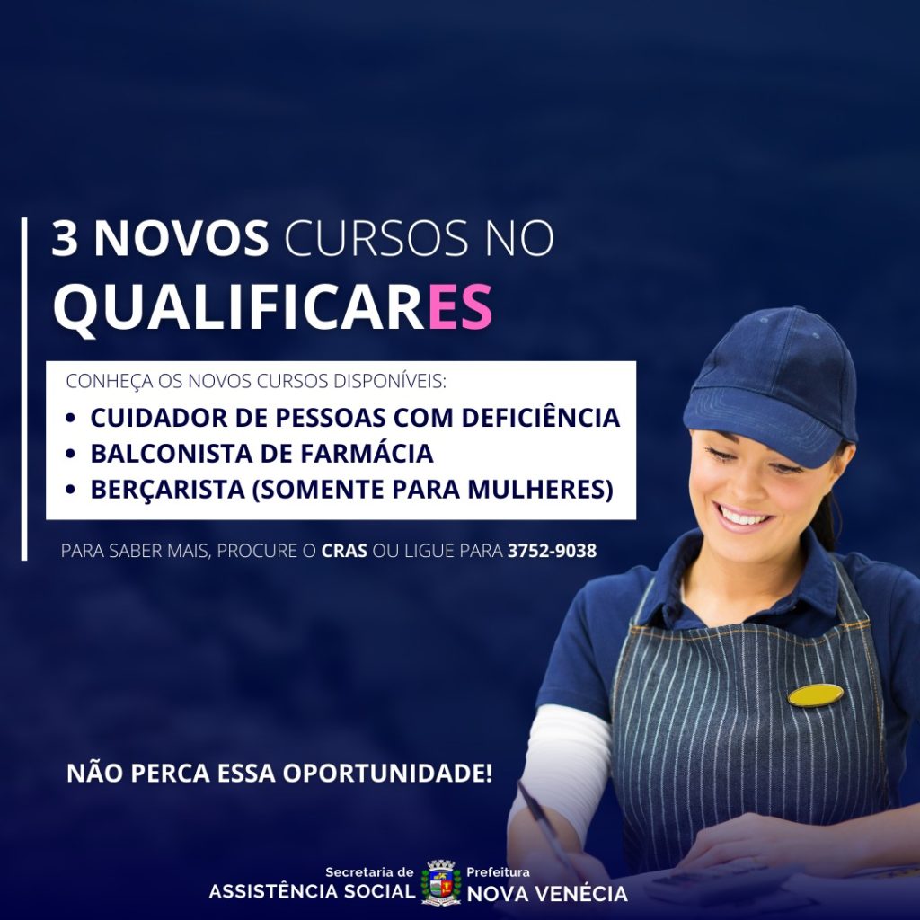 Nova Ven Cia Oferta Tr S Novos Cursos Atrav S Do Qualificar Es